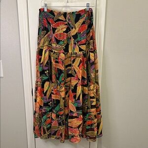 NWOT Fashion Bug Multicolor Maxi Skirt